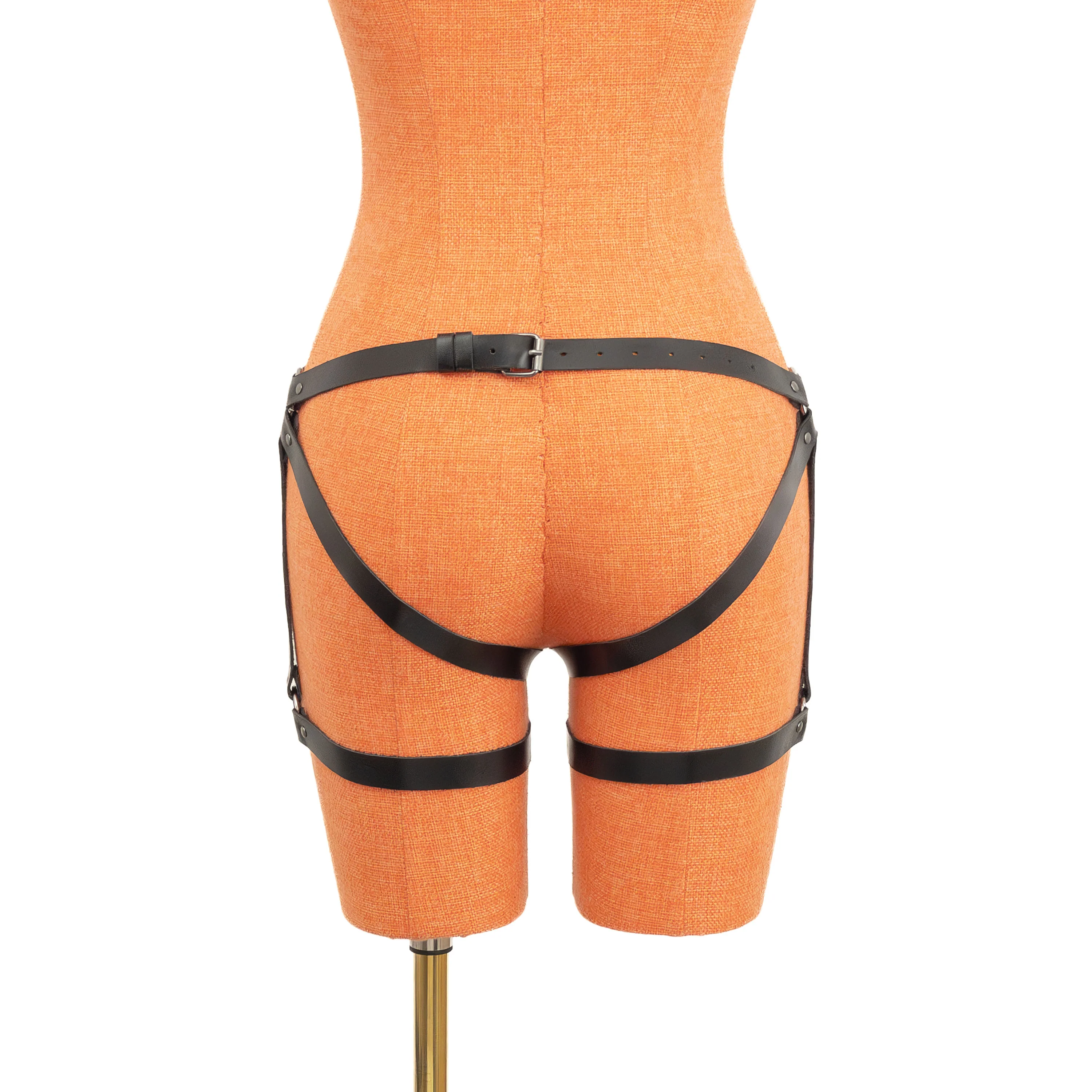 Adjustable Leather Thigh Strap Harness - Image 4