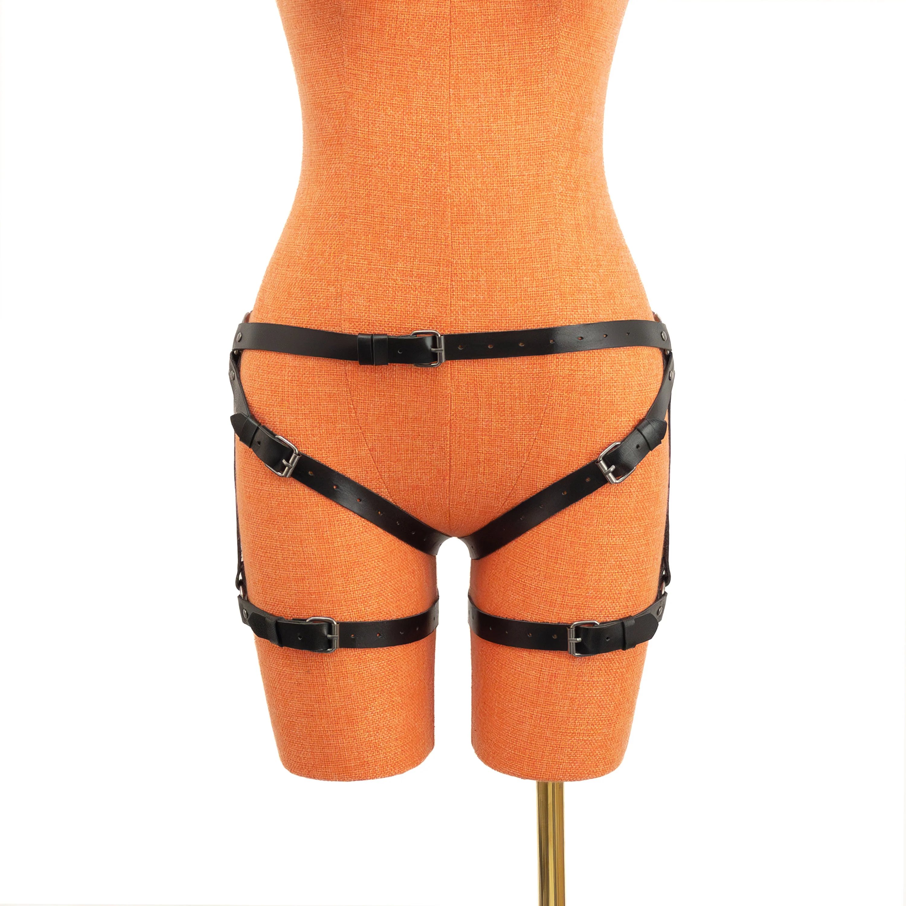 Adjustable Leather Thigh Strap Harness - Image 5